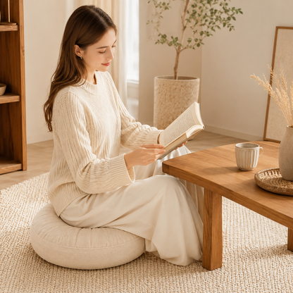 Round Floor Meditation Cushion