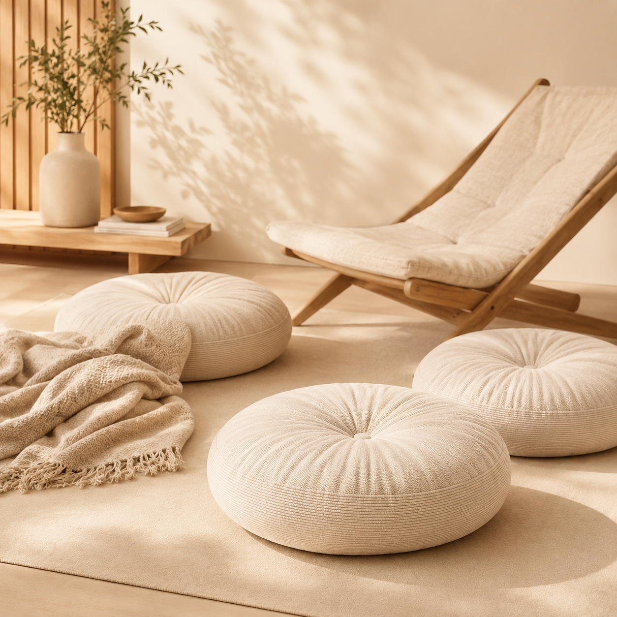 Round Floor Meditation Cushion