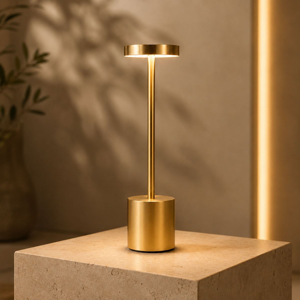 Portable LED Cordless Touch Table Lamps Rechargeable Desk Lamp 3Colors Adjustable Bedside Creative Ambient Light for Room Decor