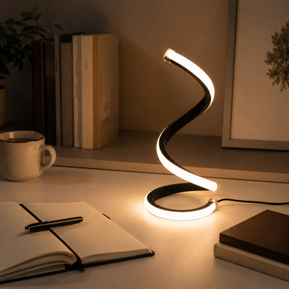Modern Spiral LED Desk Lamp