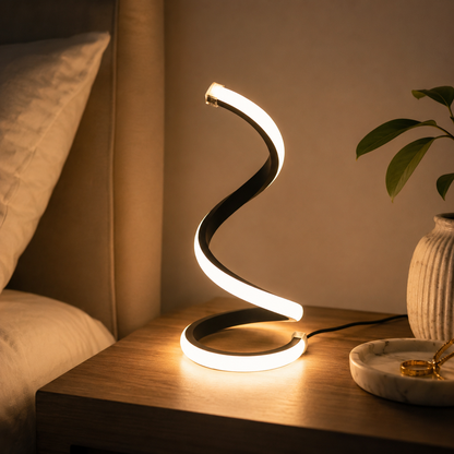 Modern Spiral LED Desk Lamp