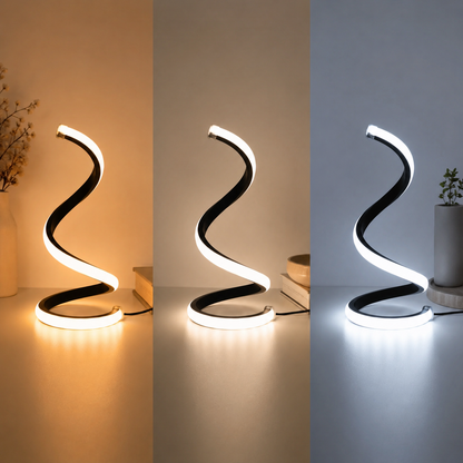 Modern Spiral LED Desk Lamp