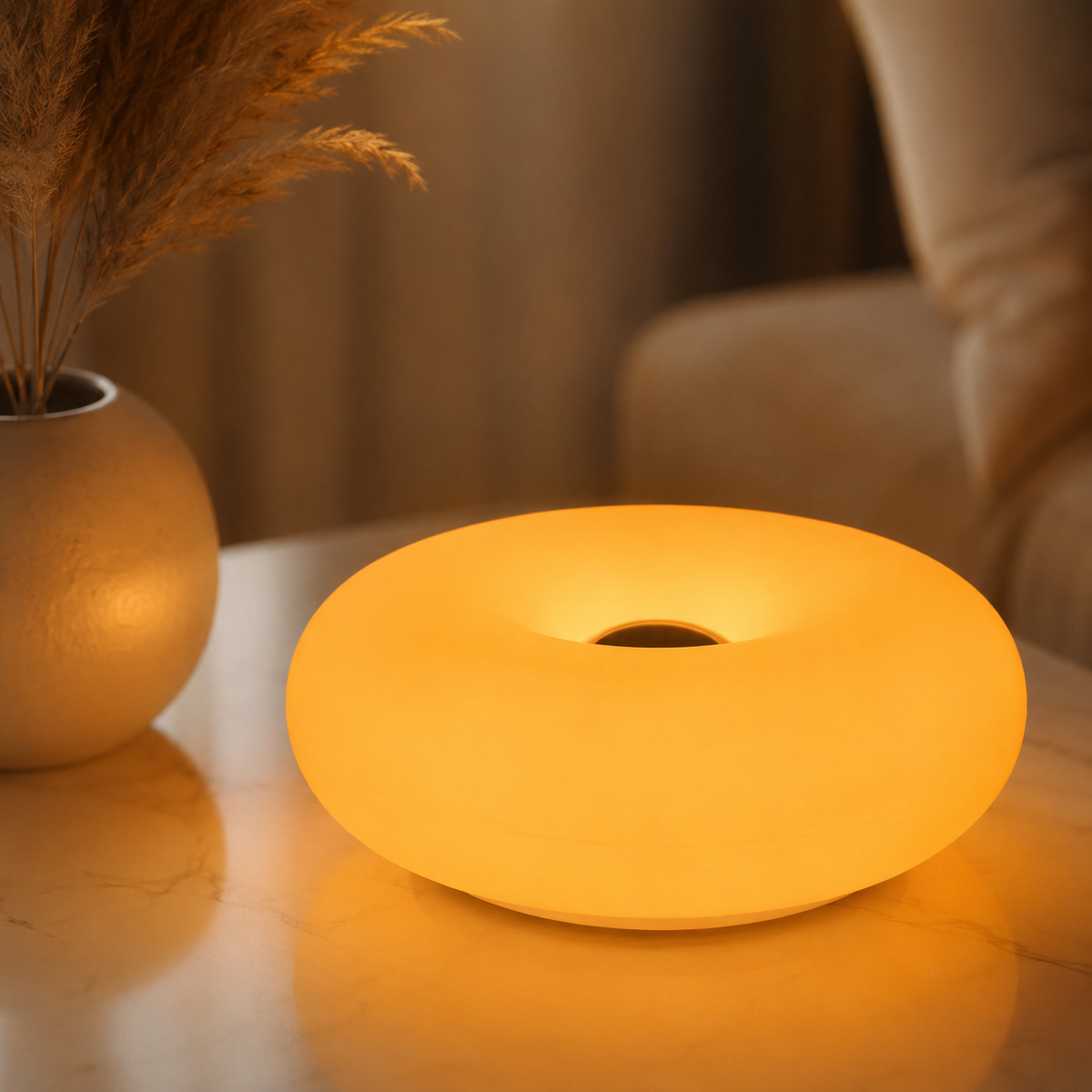 Rechargeable Donut Ambient Table Lamp