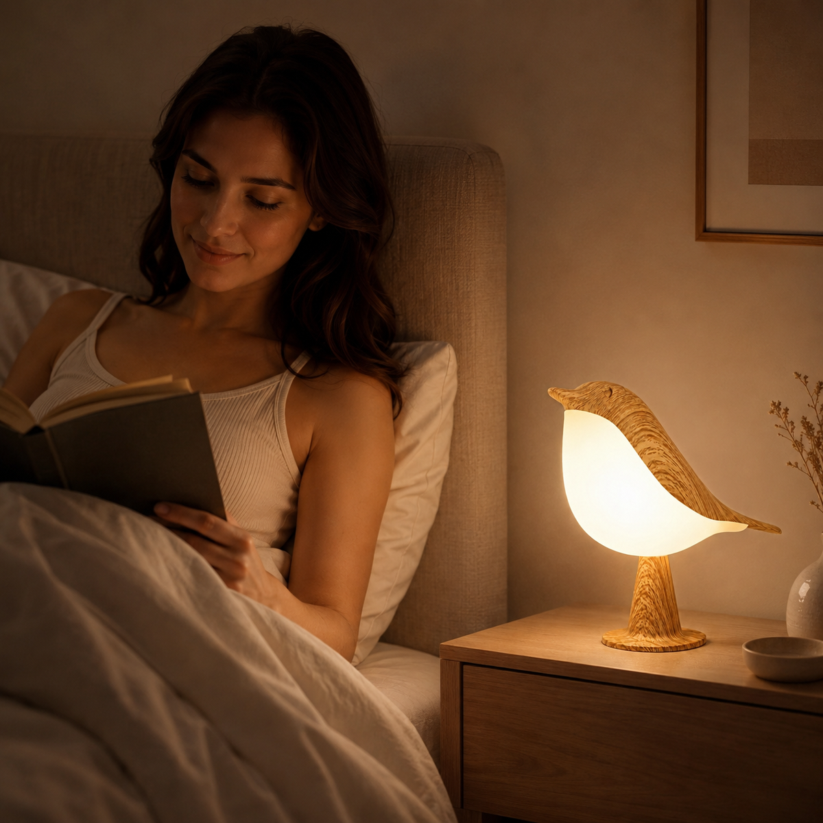 Rechargeable Bird Bedside Lamp