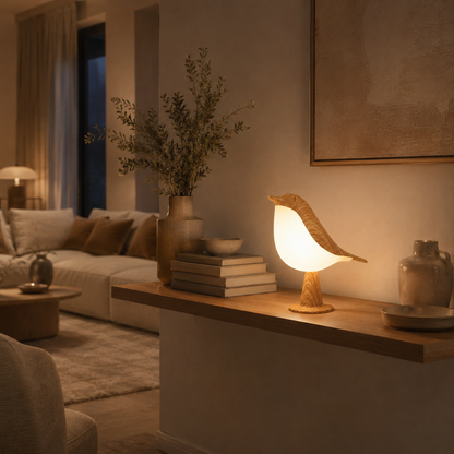 Rechargeable Bird Bedside Lamp