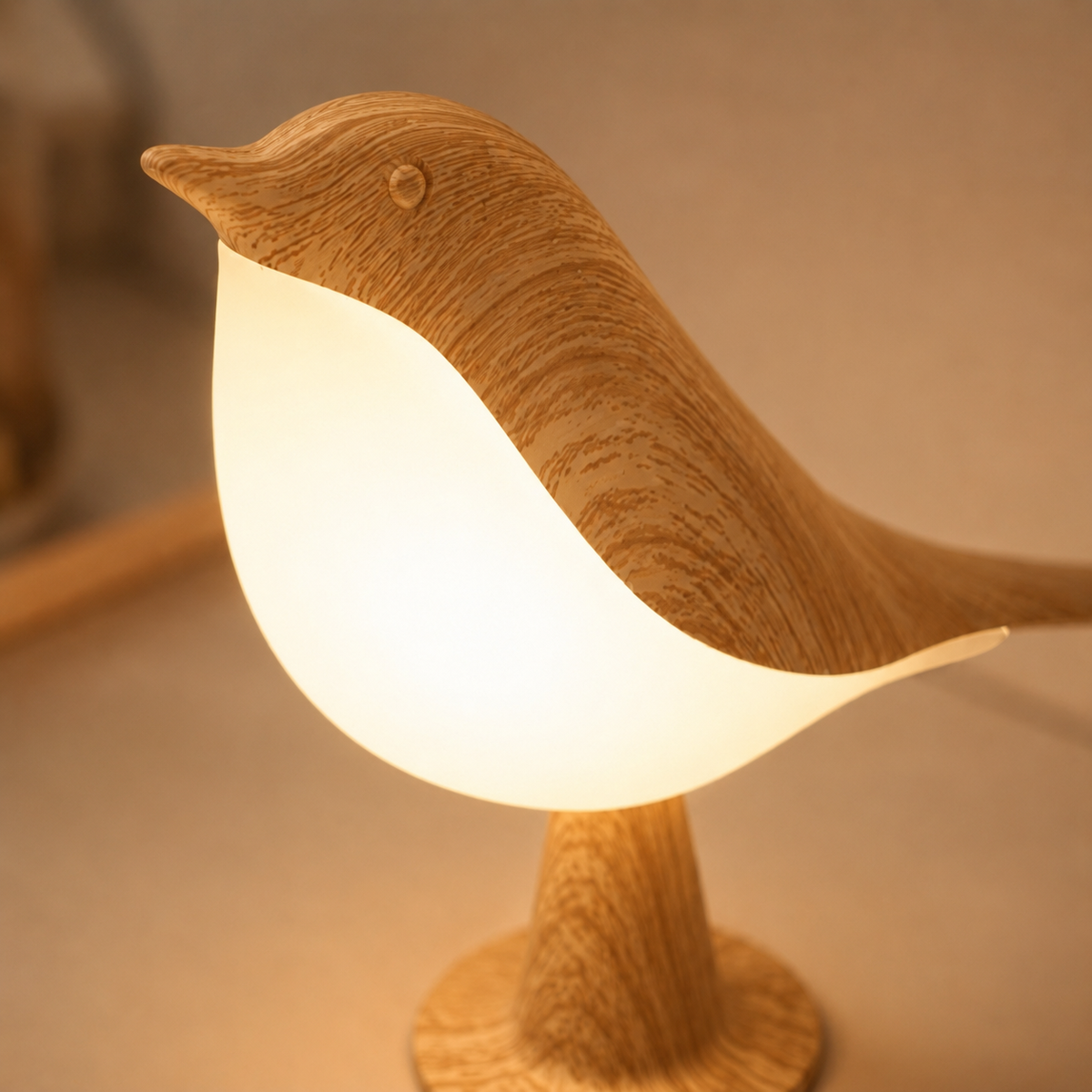 Rechargeable Bird Bedside Lamp