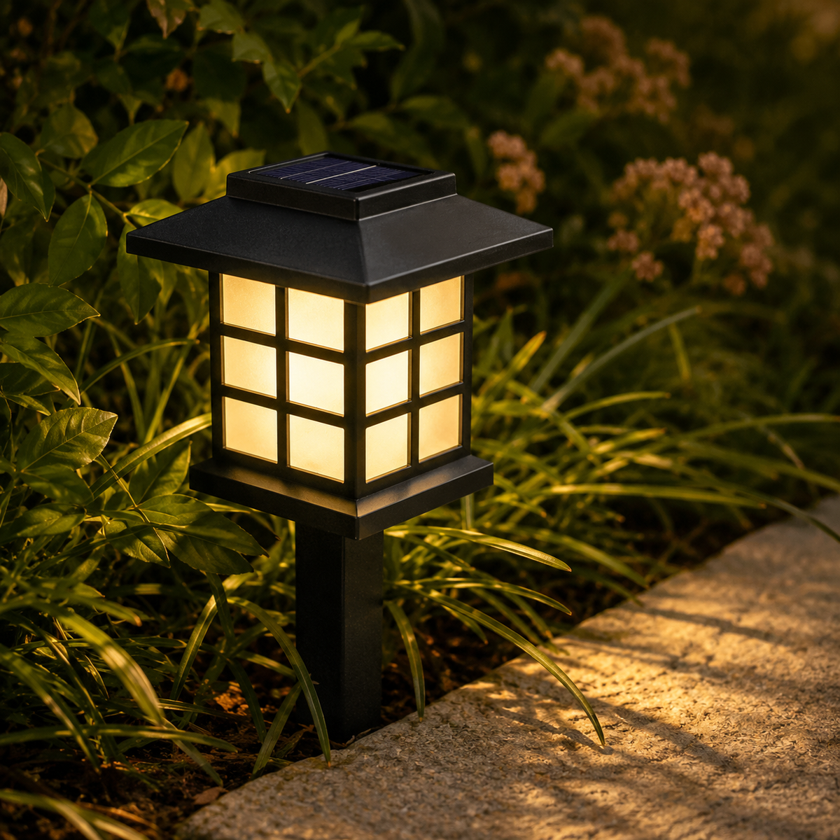 2 Pack Solar Pathway Lights