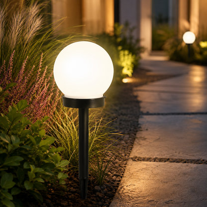 Solar Globe Lawn Lights