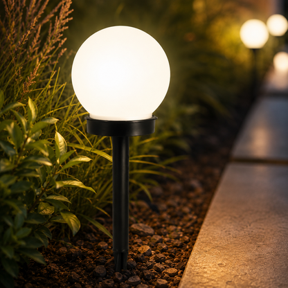 Solar Globe Lawn Lights