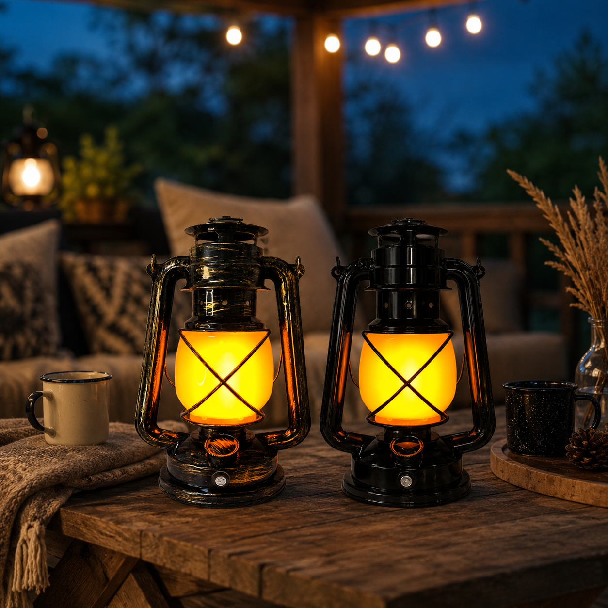 Retro Rechargeable Camping Lantern