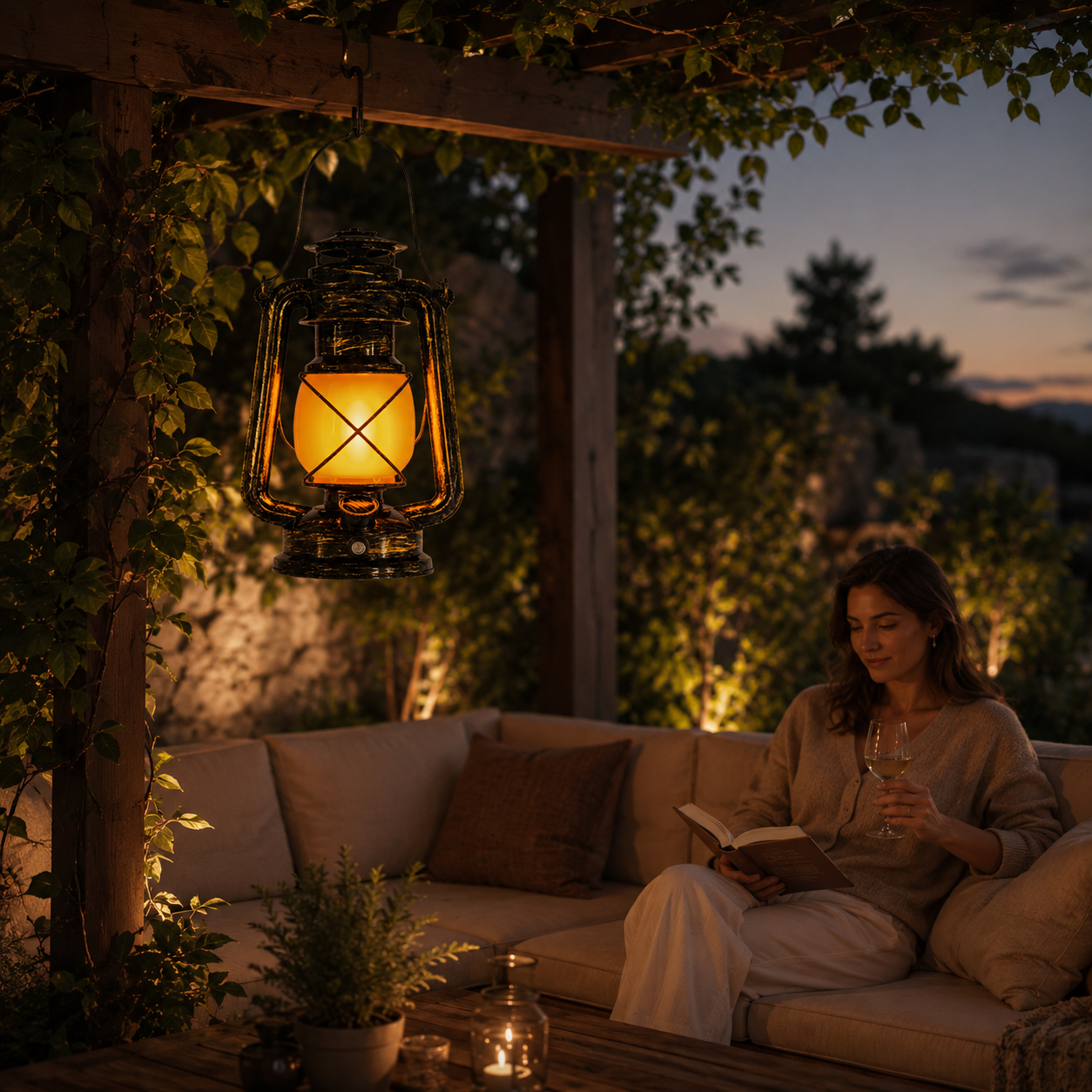 Retro Rechargeable Camping Lantern