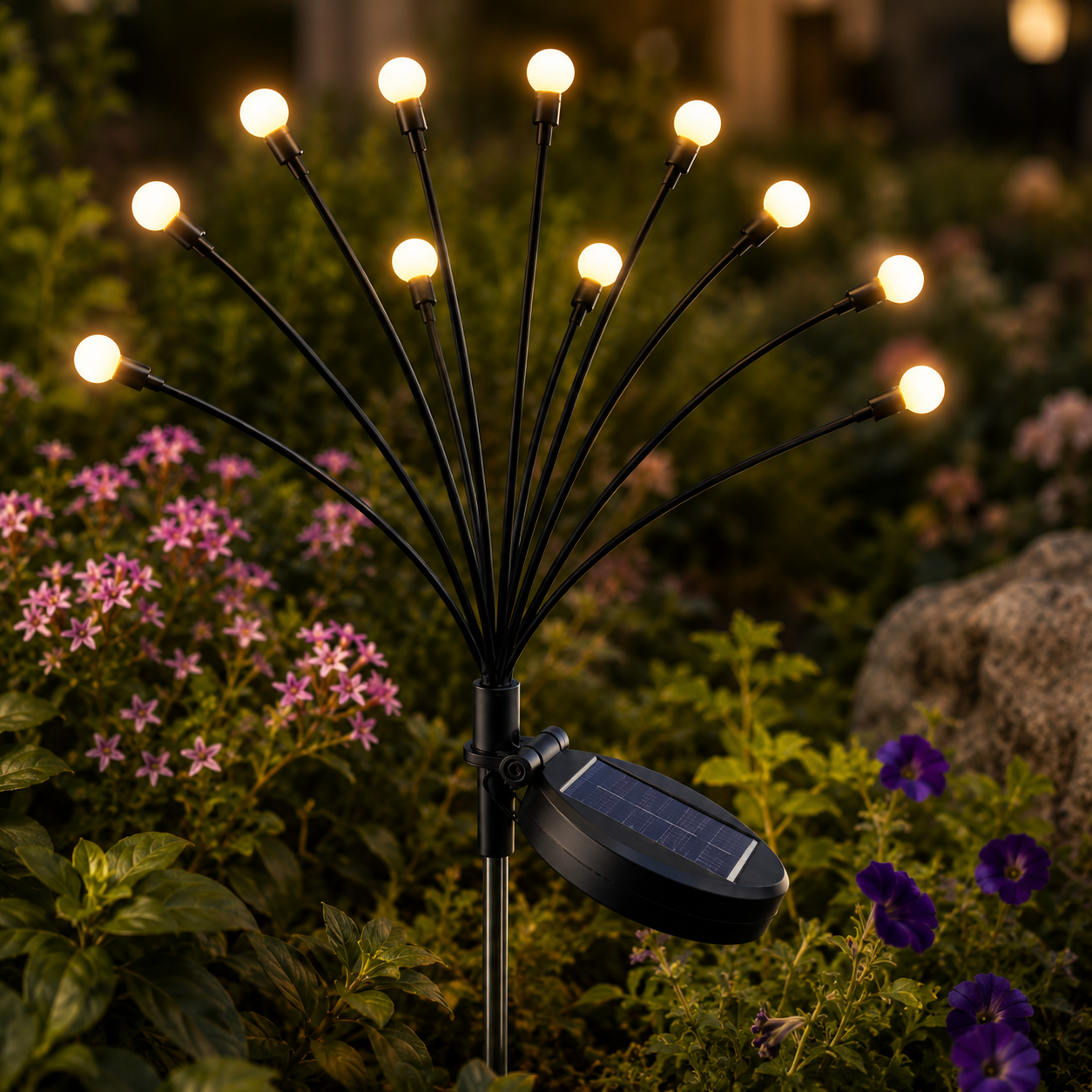 Solar Firefly Garden Lights