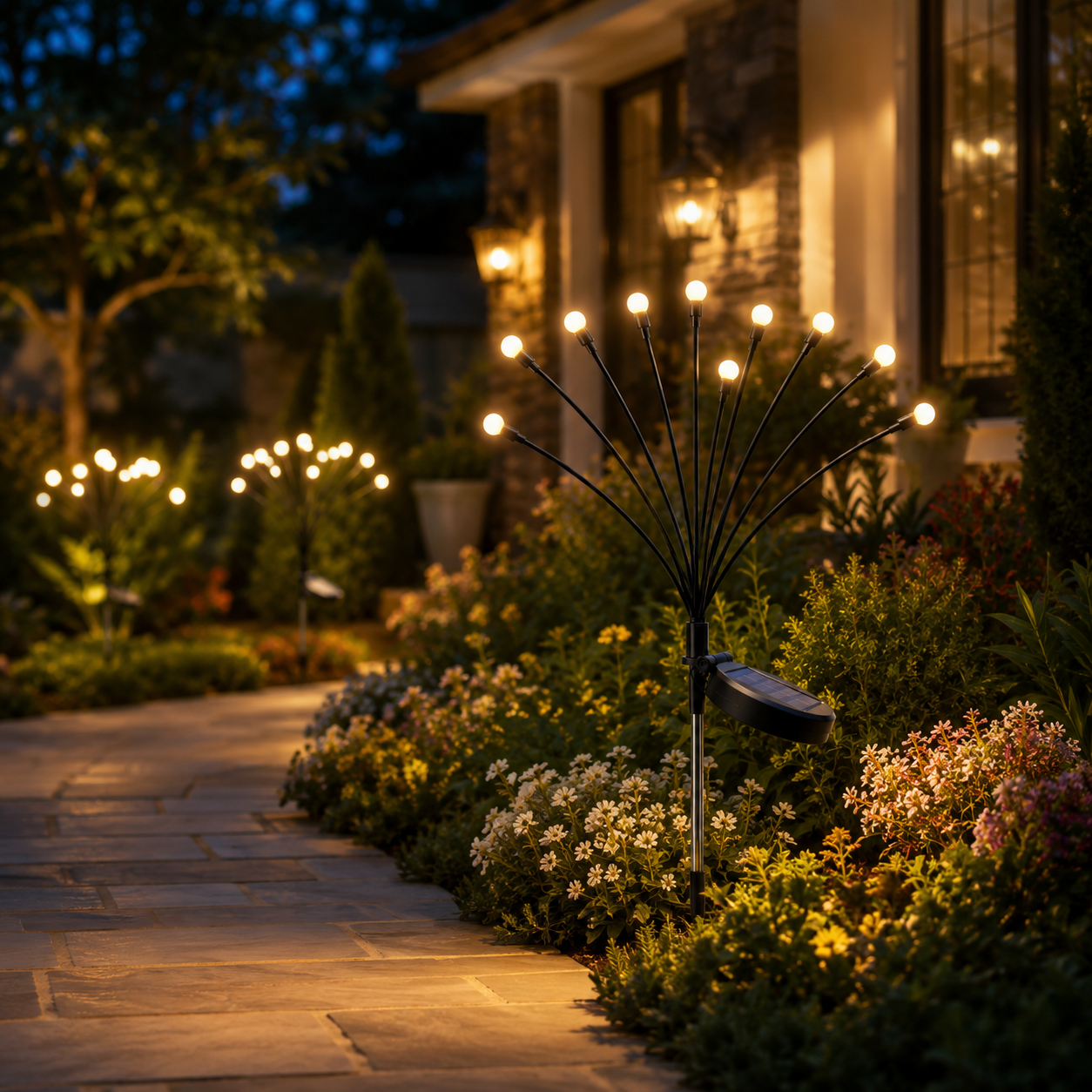 Solar Firefly Garden Lights