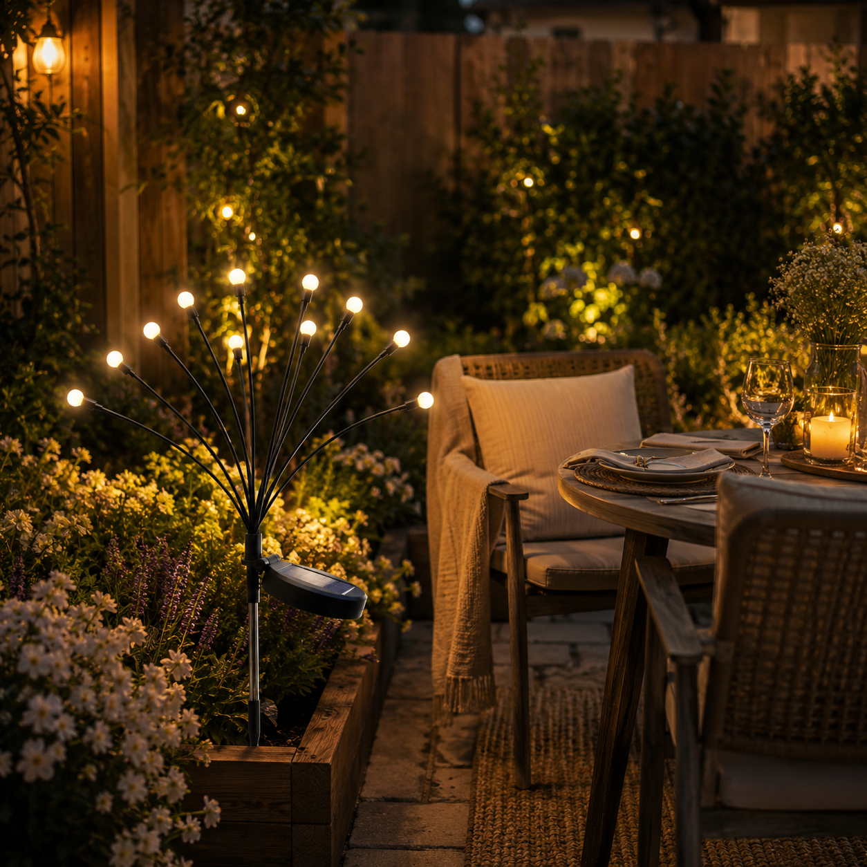 Solar Firefly Garden Lights