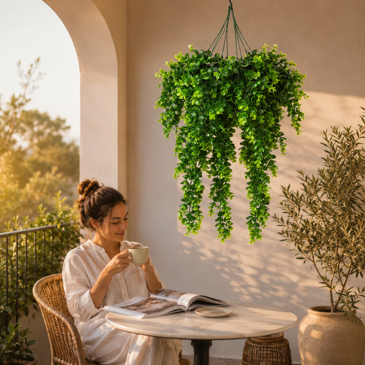 Artificial Hanging Greenery
