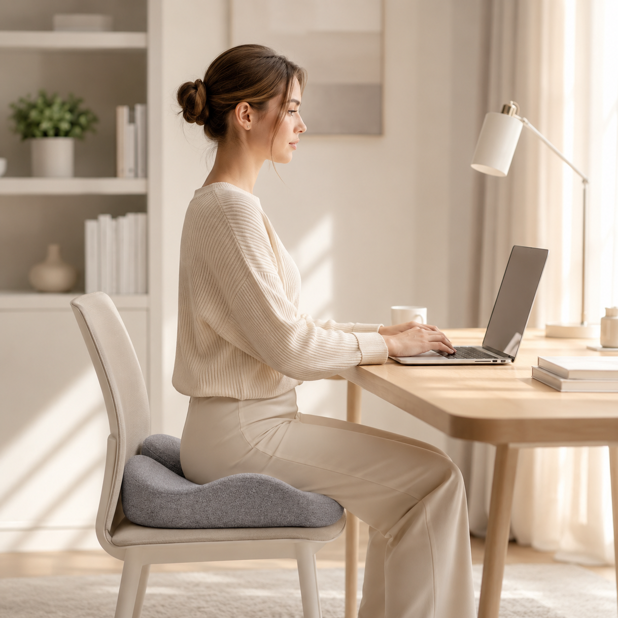 Ergonomic Memory Foam Seat Cushion