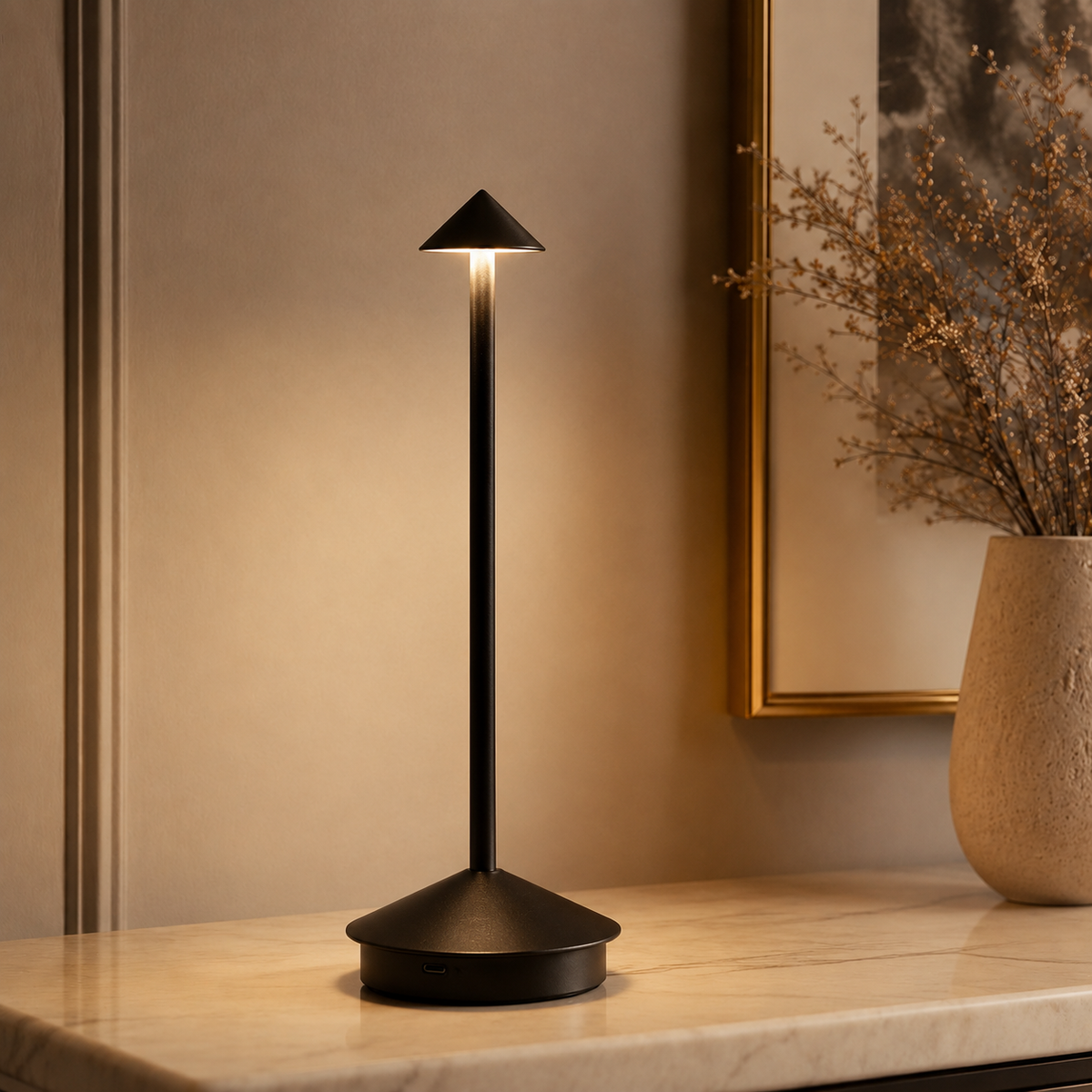 Cordless Rechargeable Table Lamp for Dining